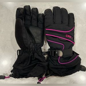 Girls Head gloves in black
